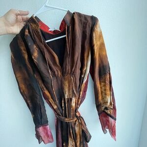 Givenchy sheer Multi color dress